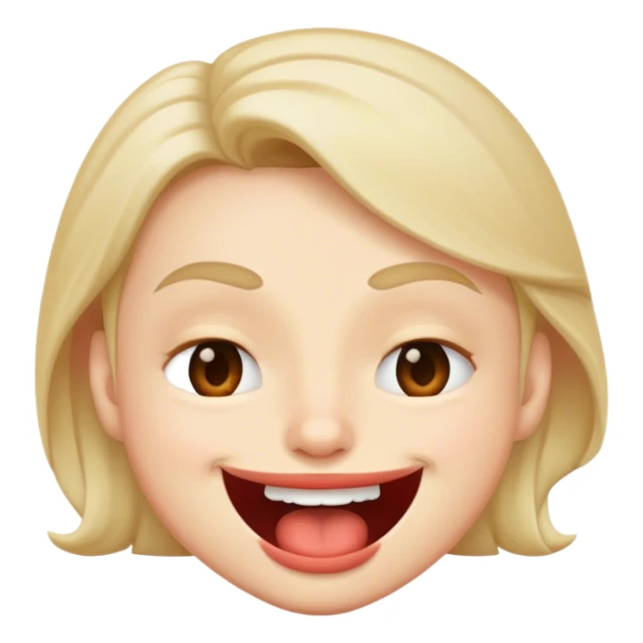 Emoji coquin qui se mord les lèvre  sticker