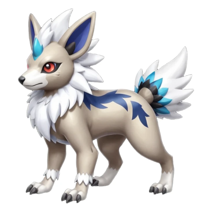 Shiny Zigzagoon-Absol-Trico-Hybrid (Full body) sticker