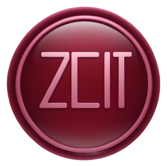 A logo that says Zlt in dark red sticker