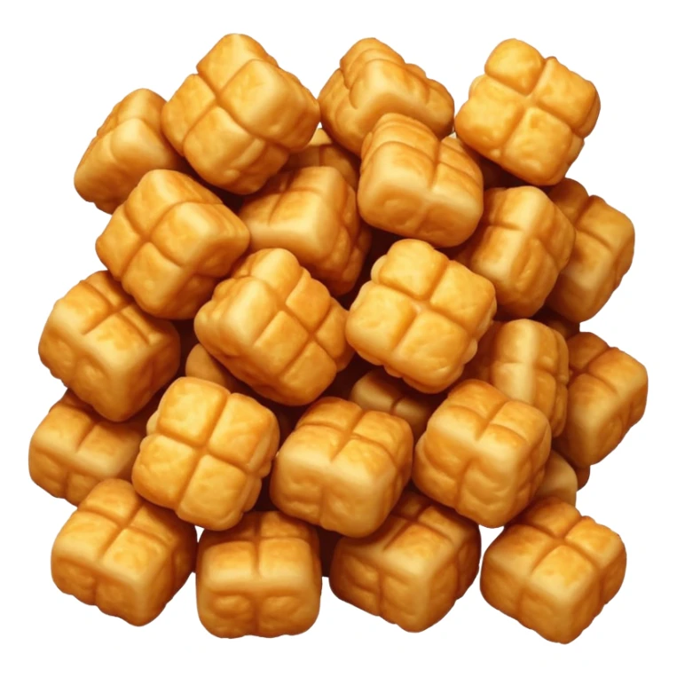 pile of tater tots sticker