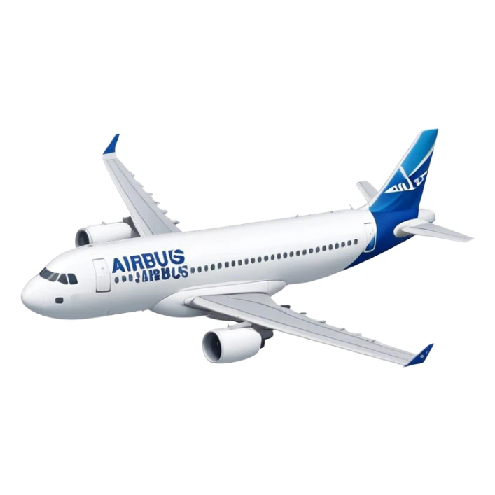 Airbus A320 - Airbus (Model Year: 2022) (Iconic colour: White) sticker