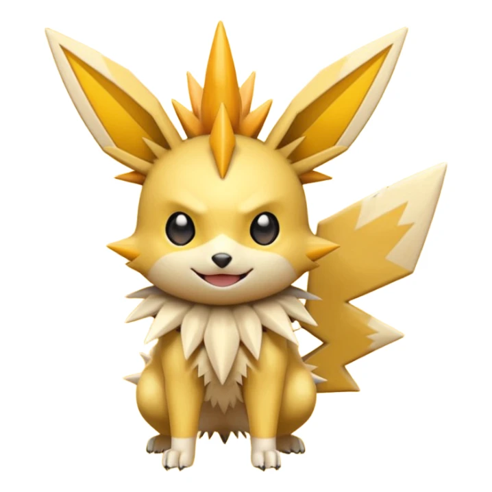 Victini-Pichu-Jolteon-Fakémon-hybrid-creature (full body)  sticker
