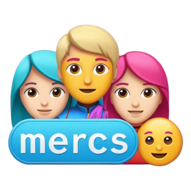 a text saying mercs we are the best in gif sticker