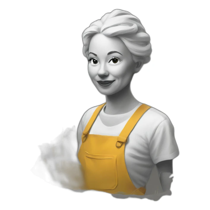 Paint artist modern art sticker