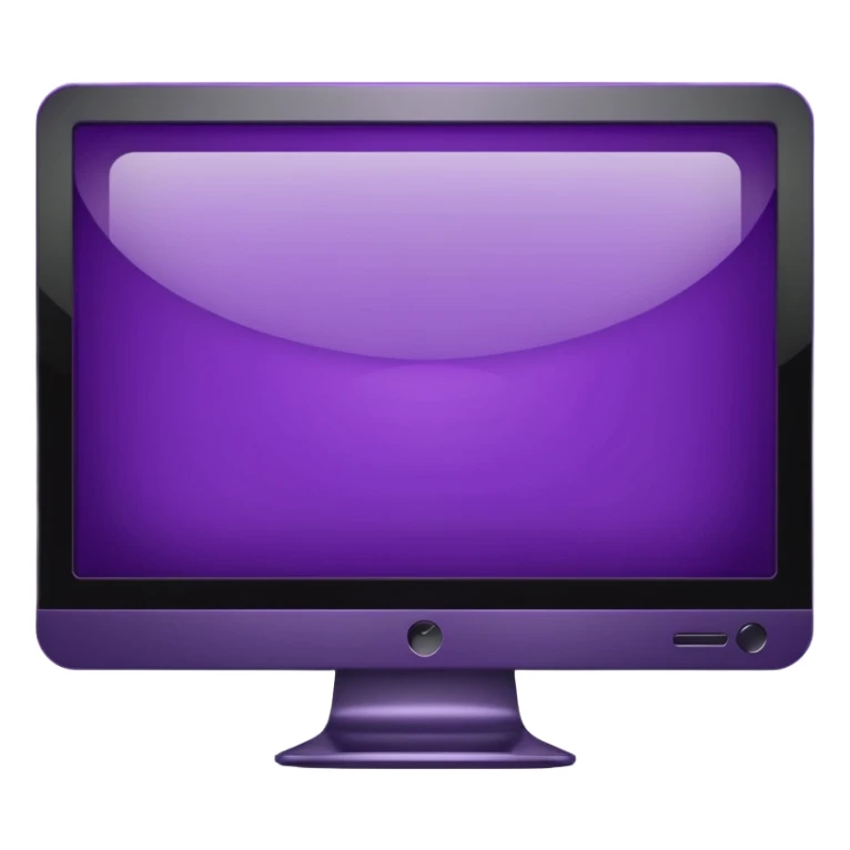 dark purple wide screen monitor sticker
