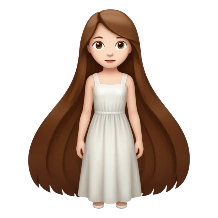 High resolution of ful body girl sticker