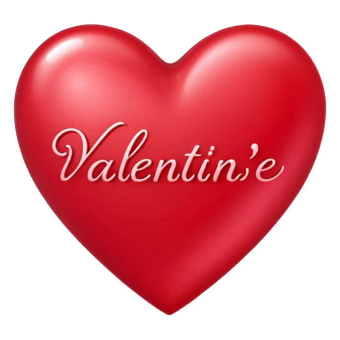 Happy Valentine’s Day en letra sticker