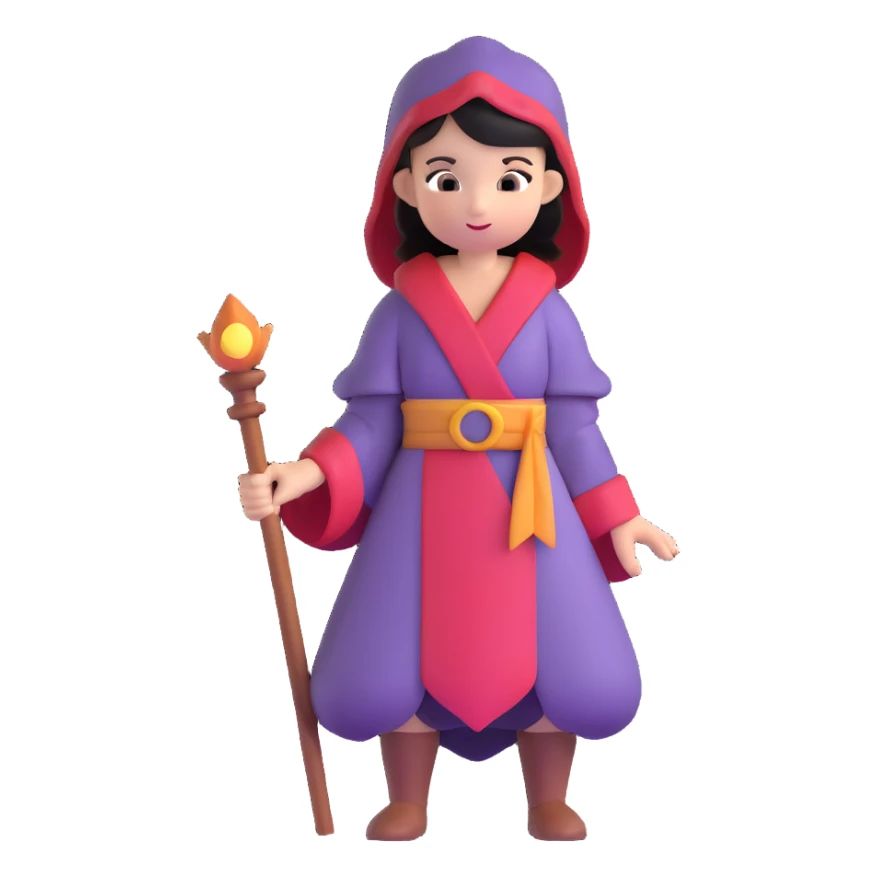 fumular, misty fantasy character sticker