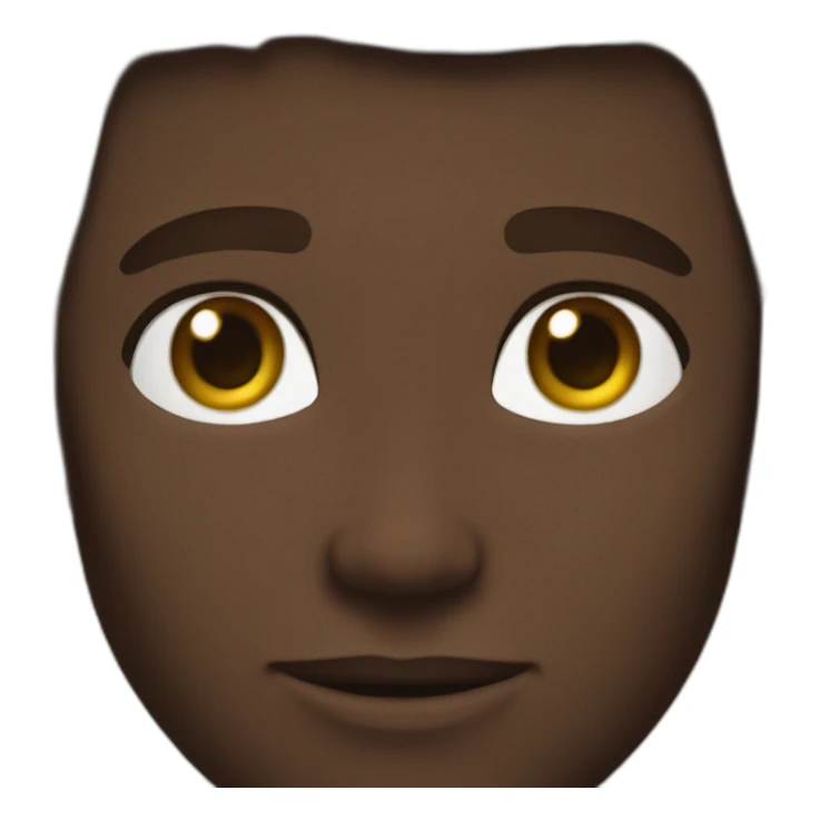 Men green eyes brown hair dark skin sticker