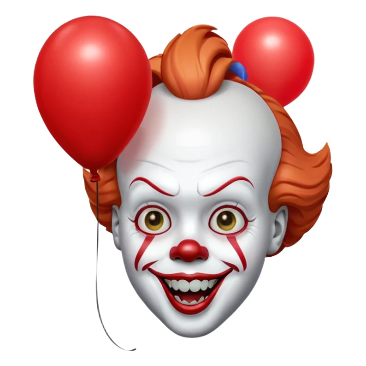 Pennywise with his ballon sticker