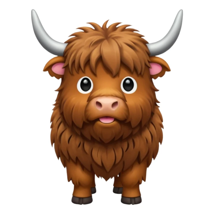cute highland coo sticker
