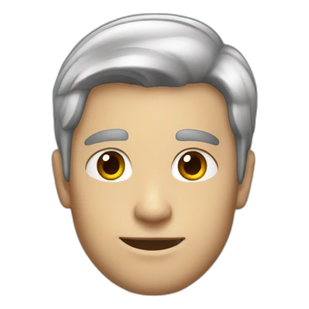 Generic white male with dark hair sticker