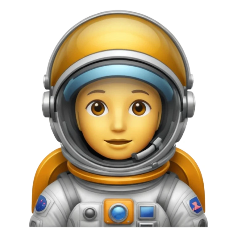 Astronaut helmet with Suggests a contained environment and communication. sticker