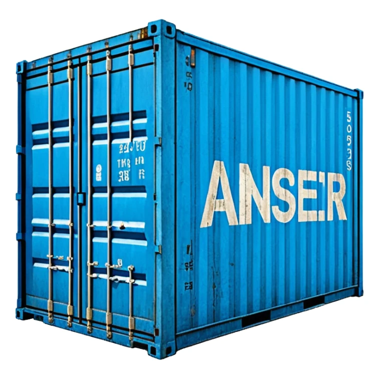 Anselm Kiefer concrete shipping container sticker