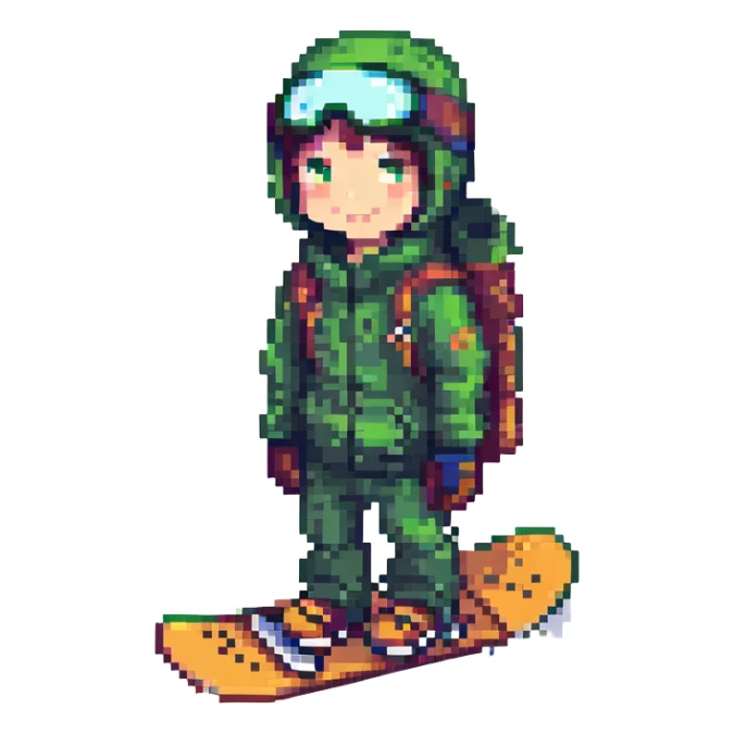 snowboarder  sticker