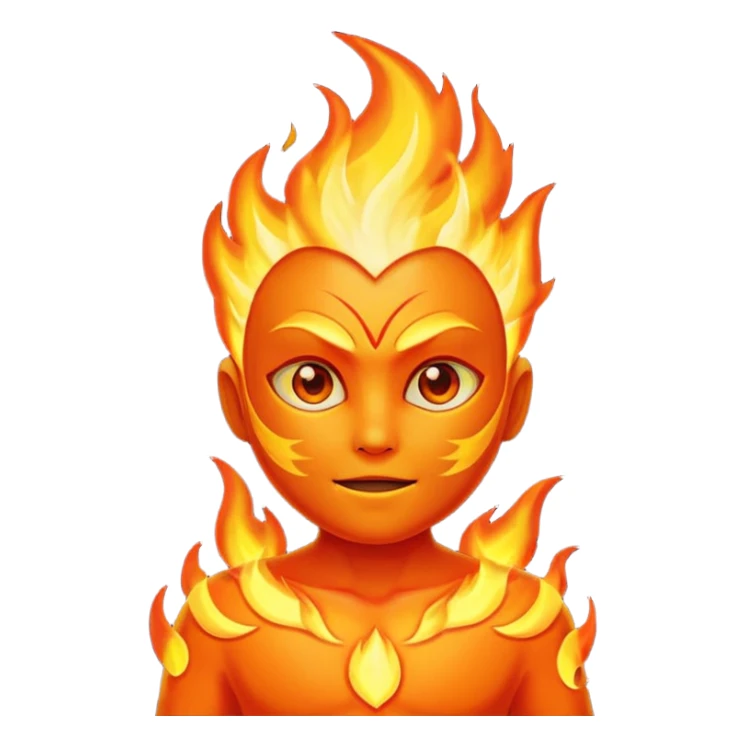fire spirit sticker