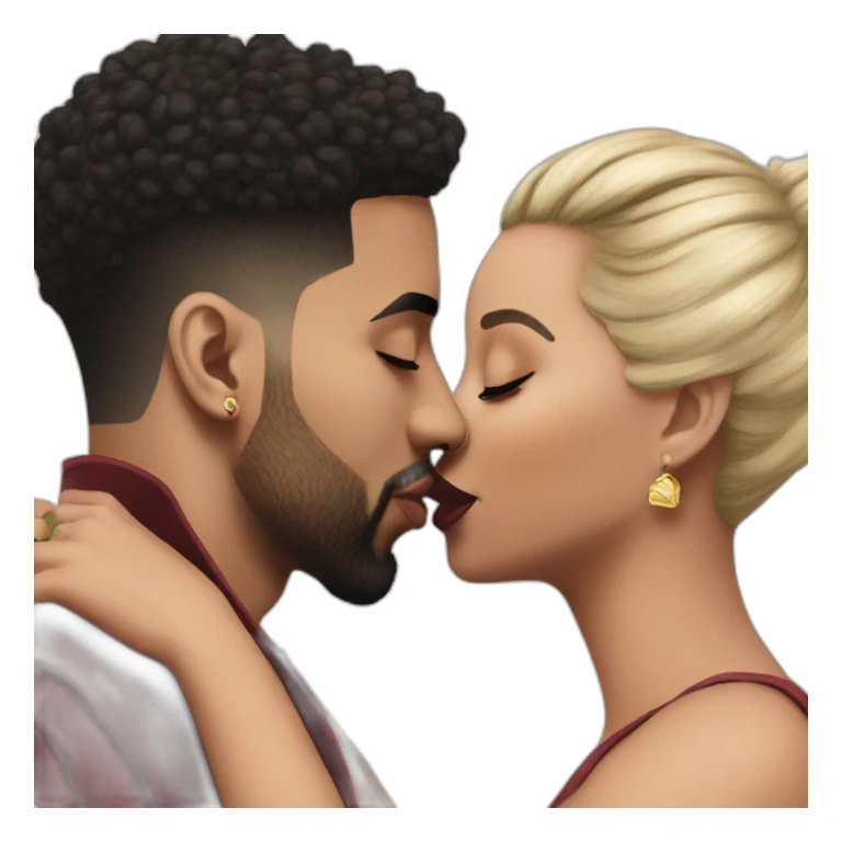 drake kissing 21 savage sticker