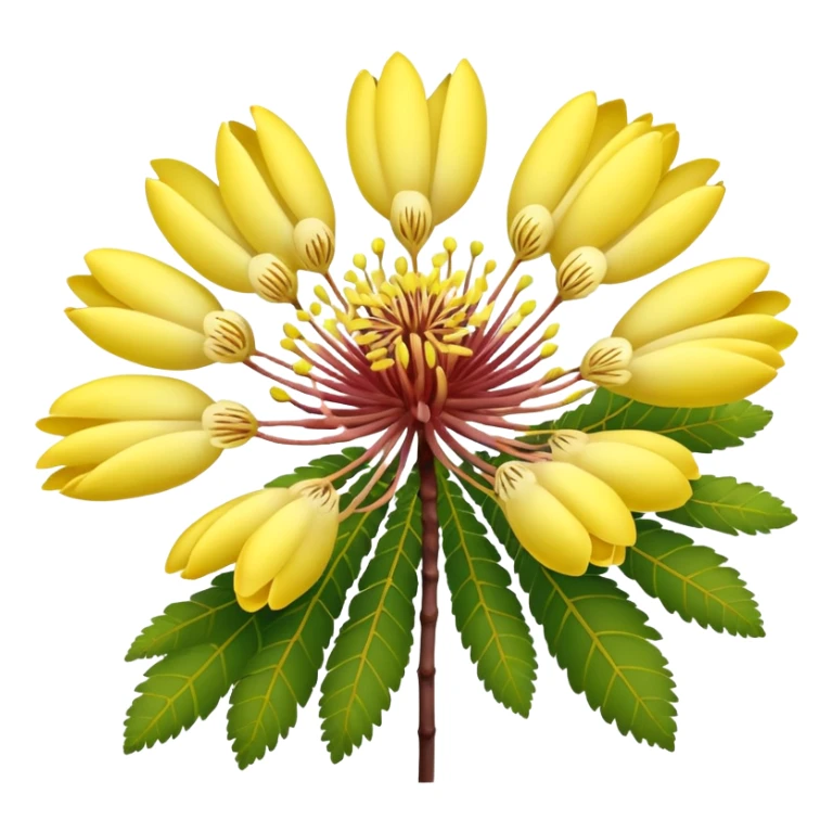 Albizia lebbeck flower sticker