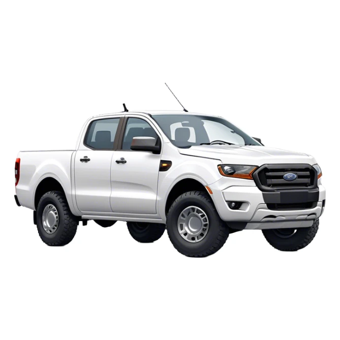 Ford Ranger - Ford (Model Year: 2024) (Iconic colour: White) sticker