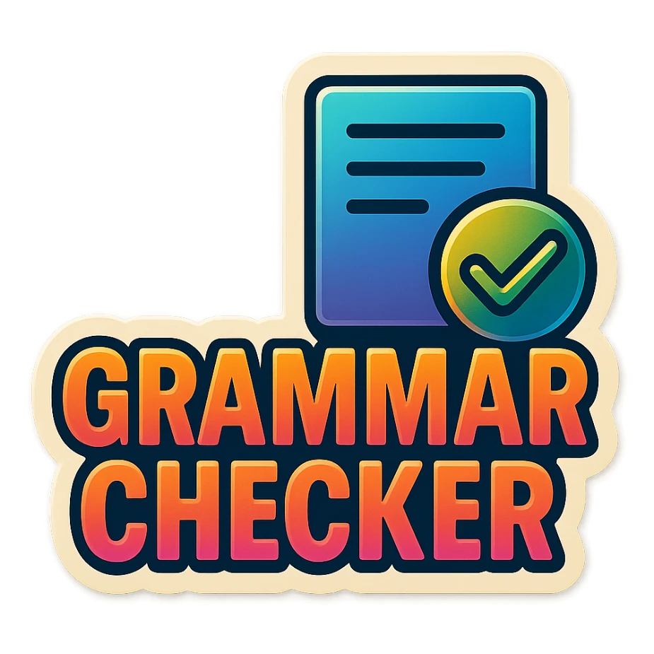 grammer checker sticker