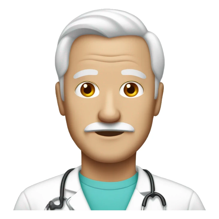 Older man no mustache with nurse hate  sticker
