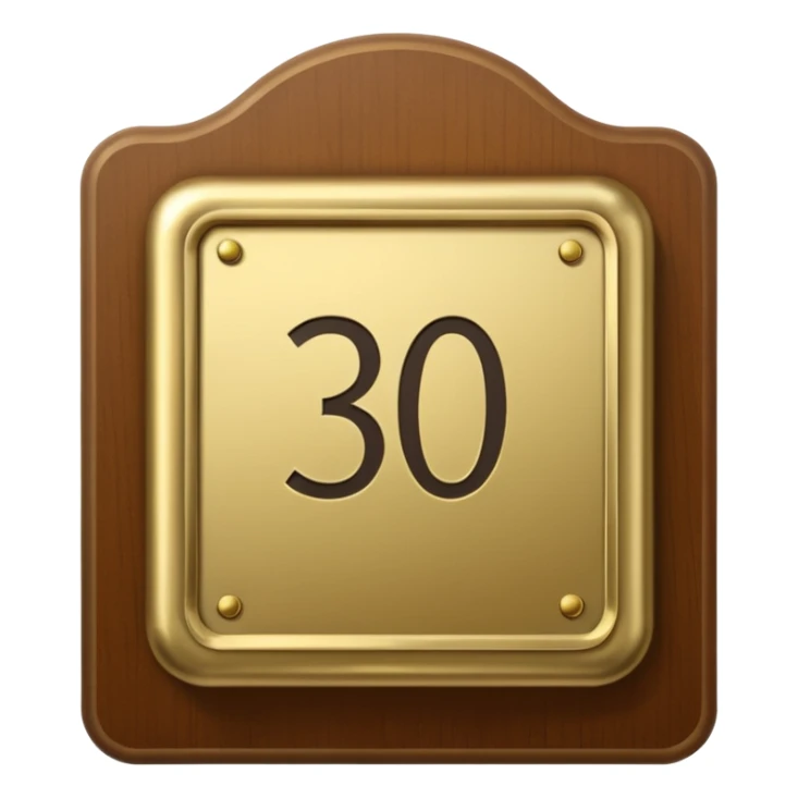 hotel room number 三百九 sticker