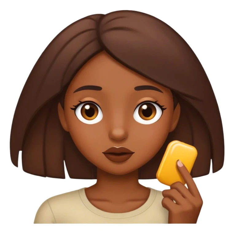 Girl saying sesshhh sticker