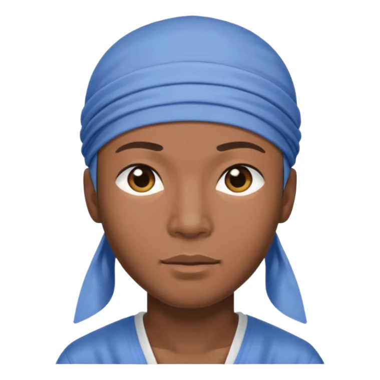 Chinese man wearing a durag sticker