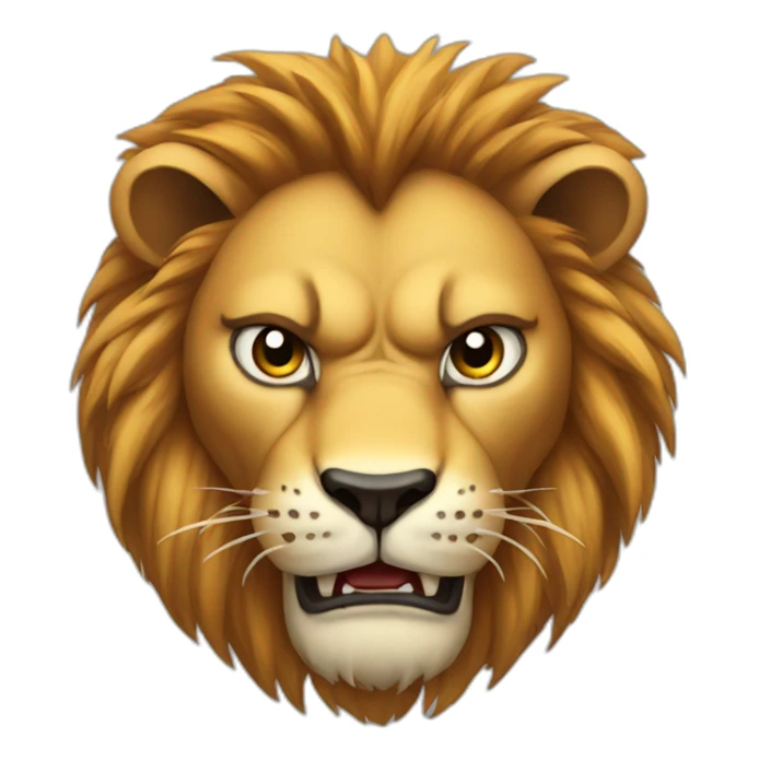 Angry Lion sticker