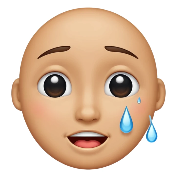 crashing out -  an emoji for the emoji keyboard  sticker