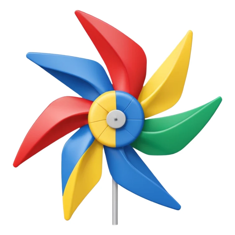 Pinwheel sticker
