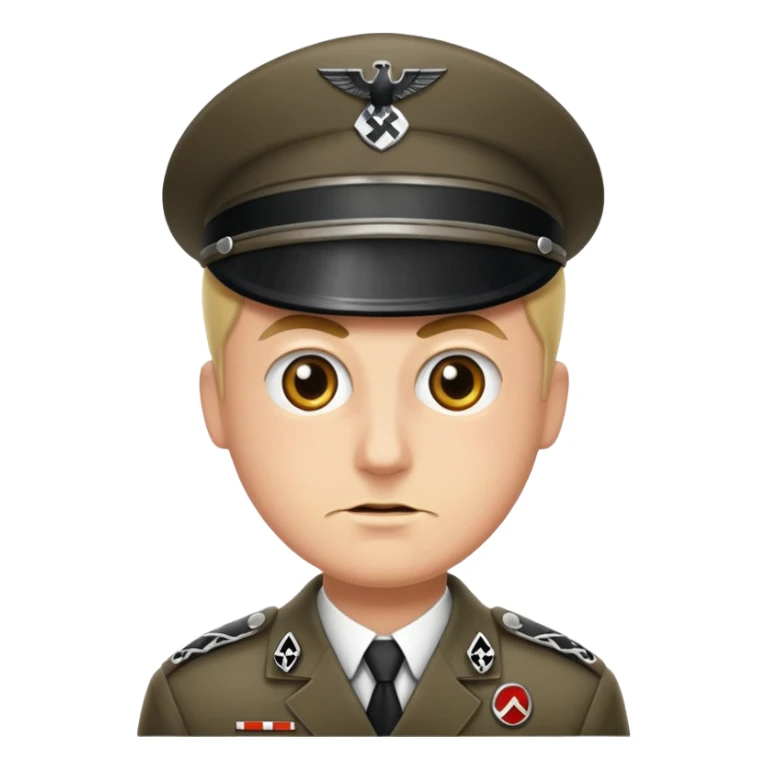 Nazi sembolü insan olmadan sticker