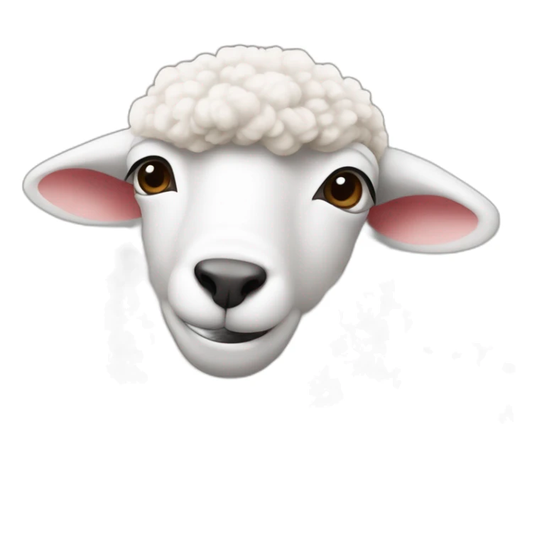 Mouton avec des jordans sticker