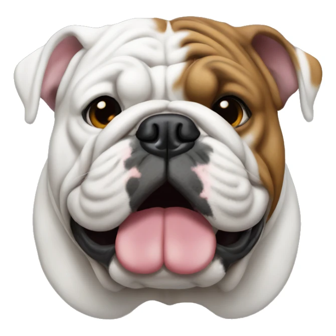 English bulldog exotic color sticker