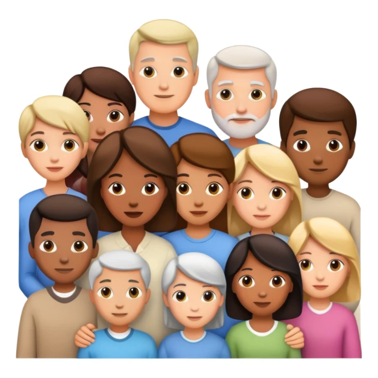 create big family with many people sticker