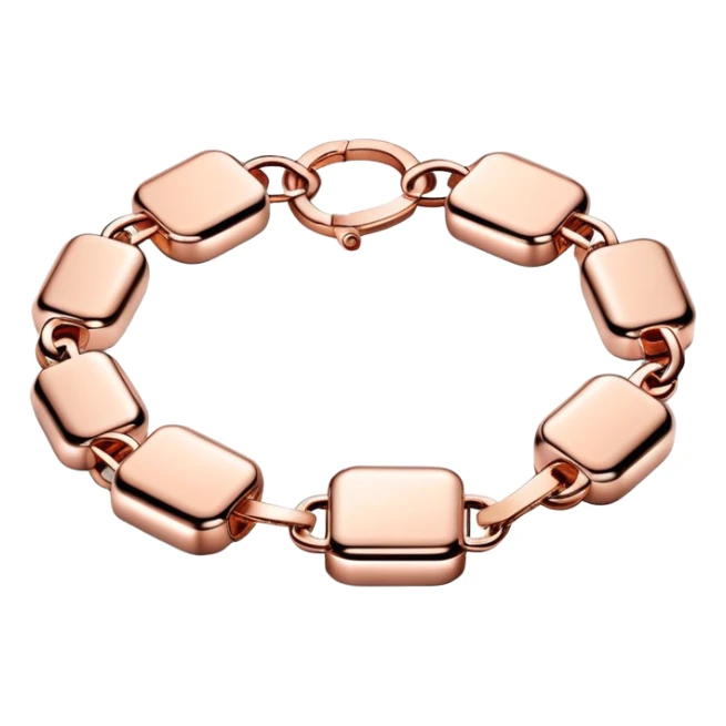 Rose gold poubelle bracelet sticker