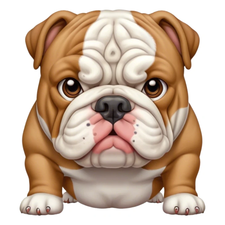 owner  English bulldog sticker