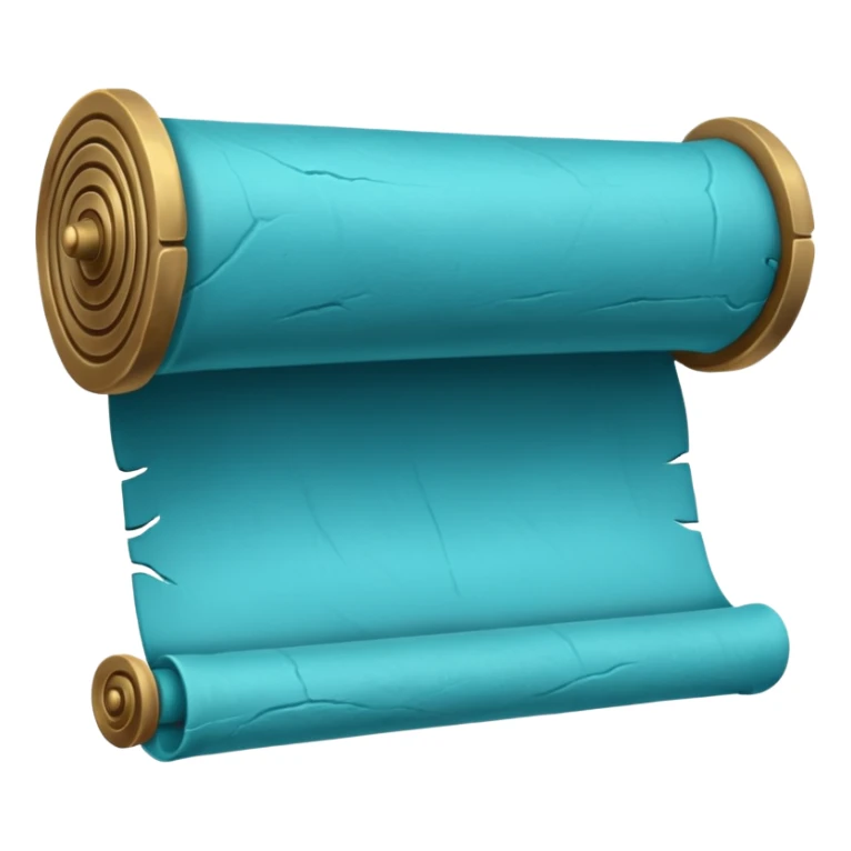 Something that symbolises history in blue/turquoise color sticker