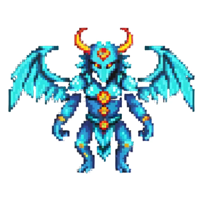 Legendary member badge with mythical creature and special power symbols sticker