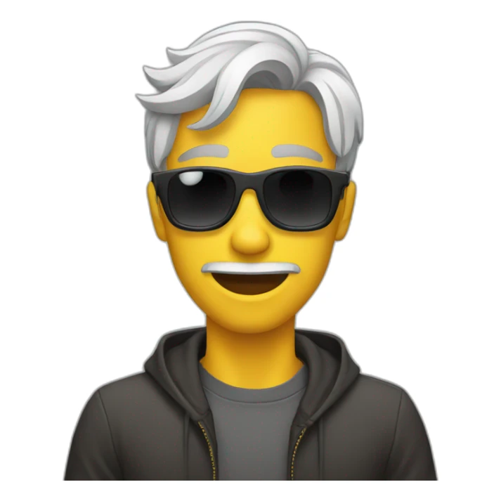 Crazy designer sticker