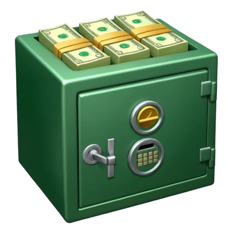 money savings in bank sticker