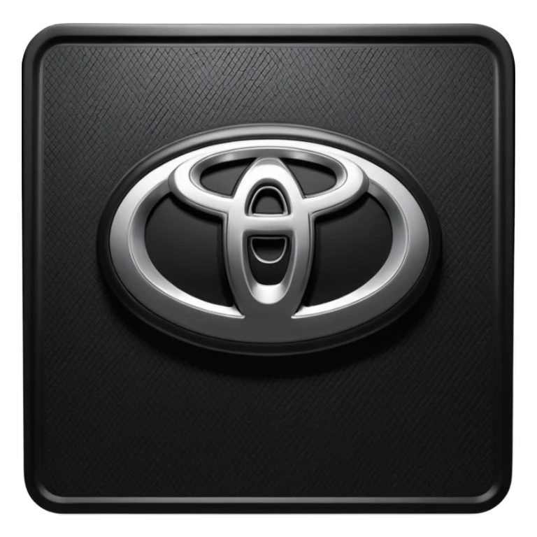 a black textured surface, likely a piece of automotive trim or a floor mat, featuring the branding for a Toyota Fortuner.
 sticker