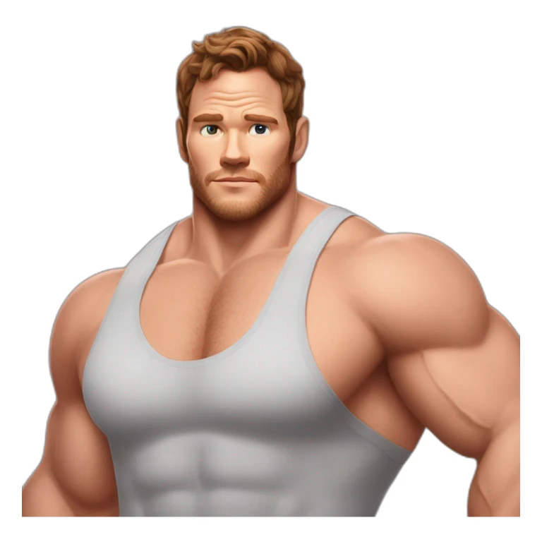 Chris Pratt Bodybuilder gigant sticker