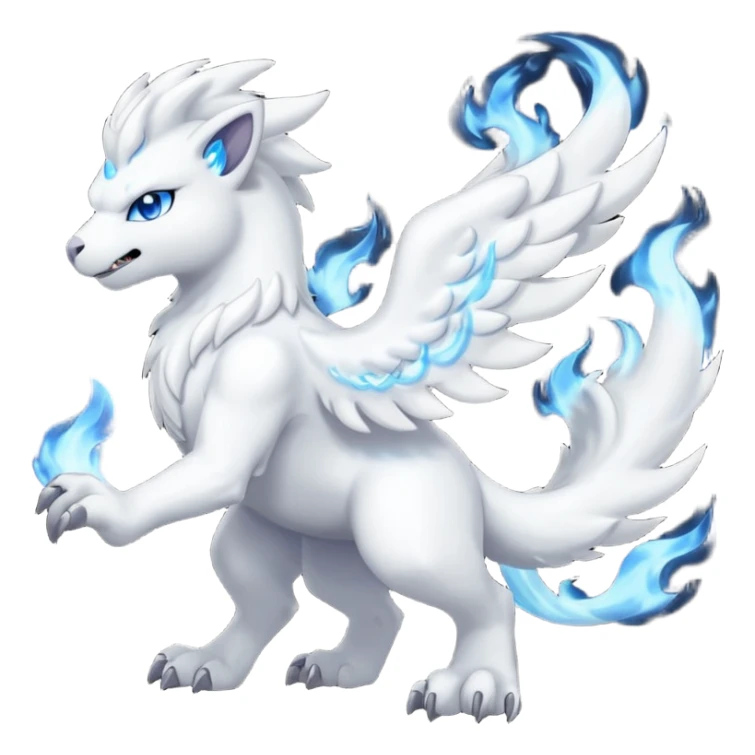 Absol-Reshiram-Fusion (full body) sticker