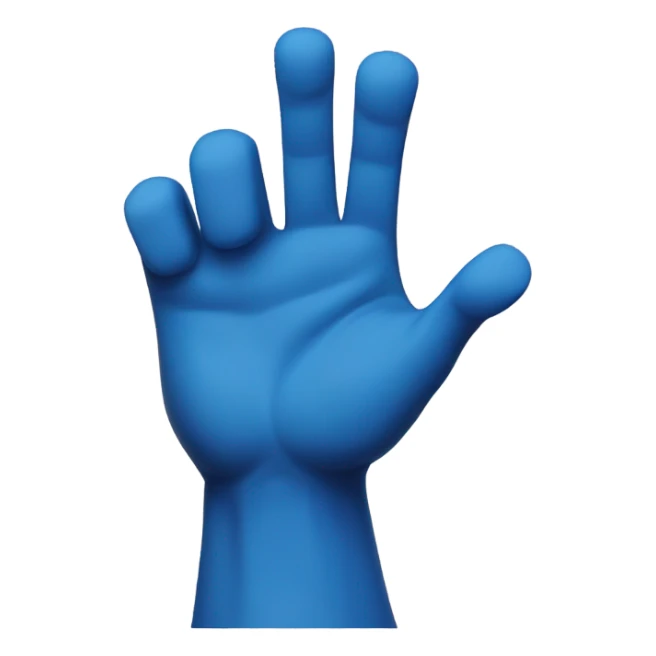 Mr fantastic holding up four fingers sticker