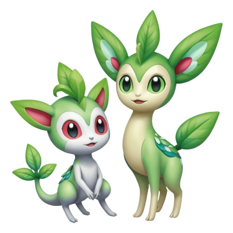 Meloetta-Celebi-Shaymin-Pokémon-Fakémon-creature sticker