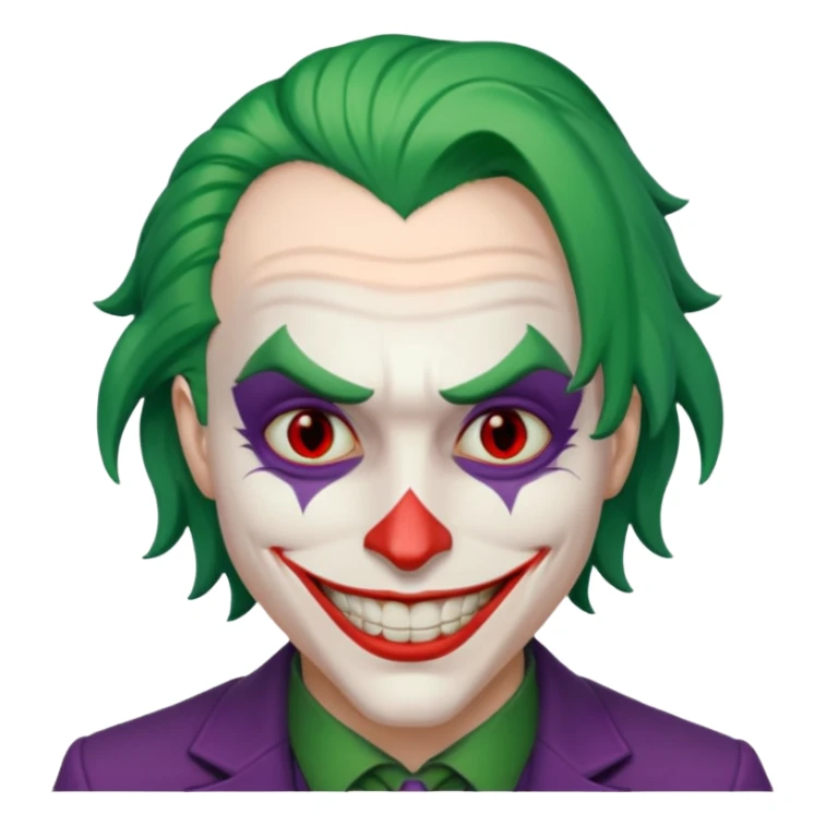 Joker ki souris avec des yeux rouge sticker