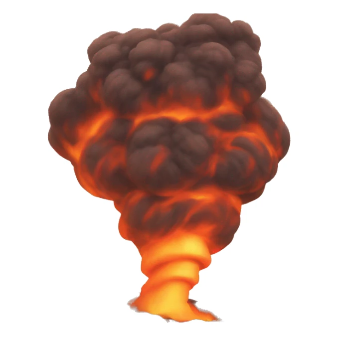 fire tornado sticker