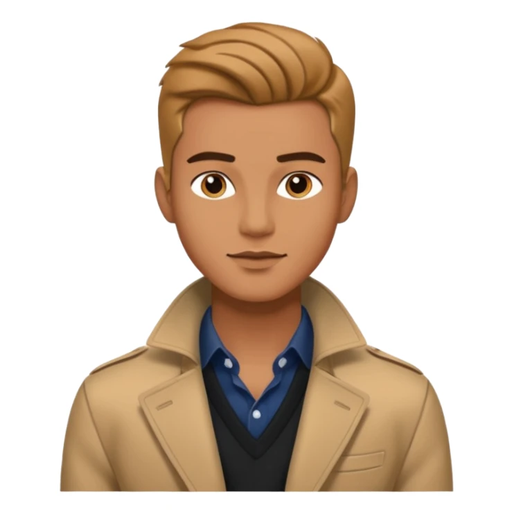 male fashion model sticker