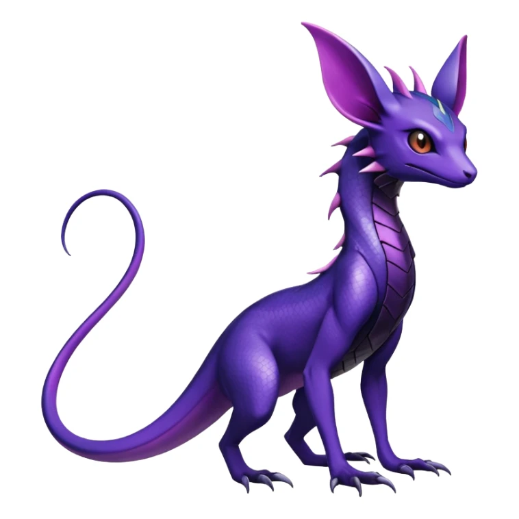 Shiny Salandit-Noivern-Espeon-Hybrid (Full body) sticker